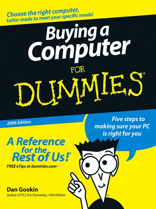 Title details for Buying a Computer for Dummies by Dan Gookin - Available
